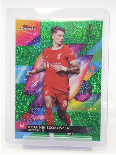 Dominik Szoboszlai 2023 Topps Finest Green Speckle /125
