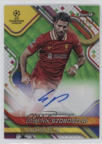 Dominik Szoboszlai 2024 Topps Finest Green Wave /99
