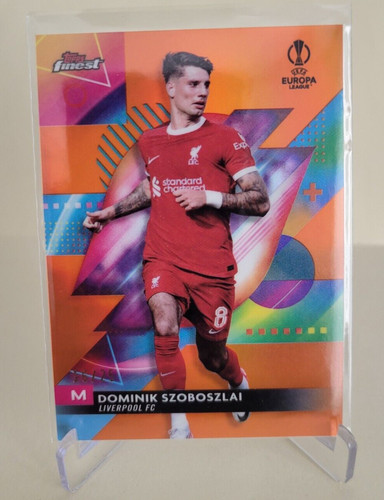 Dominik Szoboszlai 2023 Topps Finest Orange /25