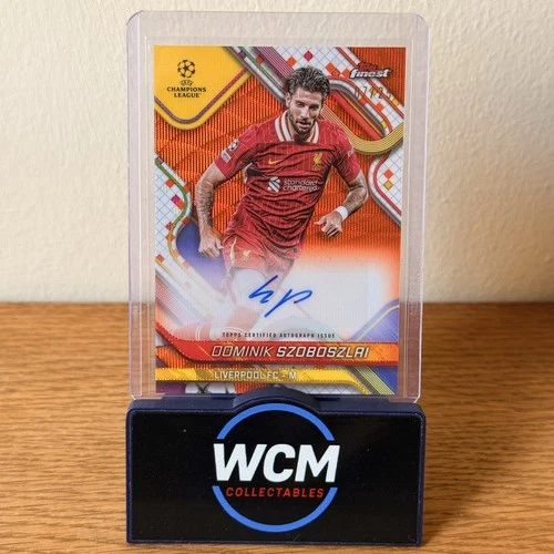Dominik Szoboszlai 2024 Topps Finest Orange /25