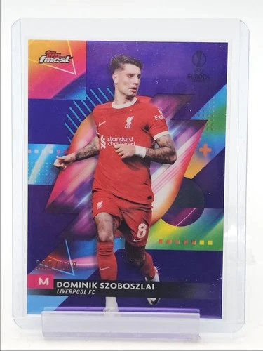 Dominik Szoboszlai 2023 Topps Finest Purple /299