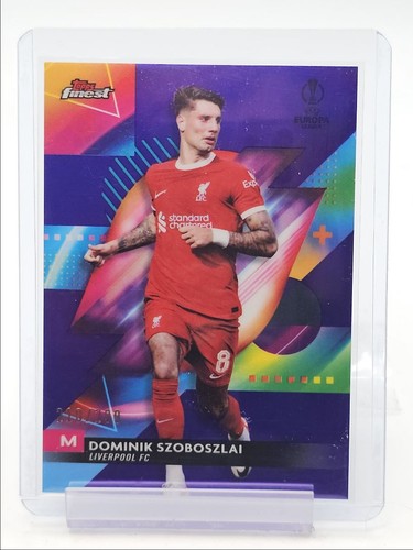 Dominik Szoboszlai 2023 Topps Finest Purple /299