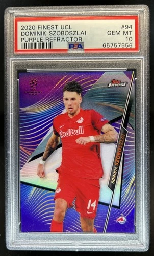 Dominik Szoboszlai 2021 Topps Finest Purple Refractor /250