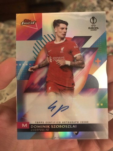Dominik Szoboszlai 2023 Topps Finest Refractor