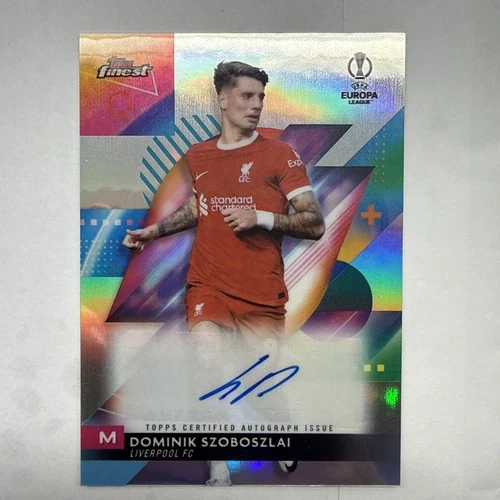 Dominik Szoboszlai 2023 Topps Finest Refractor