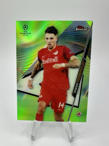 Dominik Szoboszlai 2020 Topps Finest UEFA Champions League Green Refractor /99