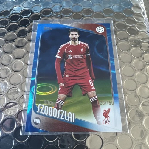 Dominik Szoboszlai 2024 Topps Flagship Raindrop /150