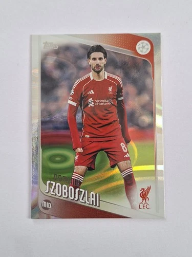 Dominik Szoboszlai 2025 Topps Flagship Raindrop Foil /25