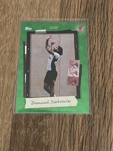 Dominik Szoboszlai 2025 Topps Focus Green /99