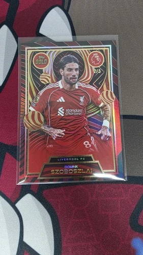 Dominik Szoboszlai 2025 Topps Gold Premier League Gold /5