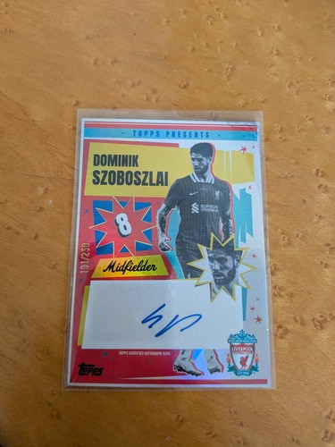 Dominik Szoboszlai 2024 Topps Liverpool /250