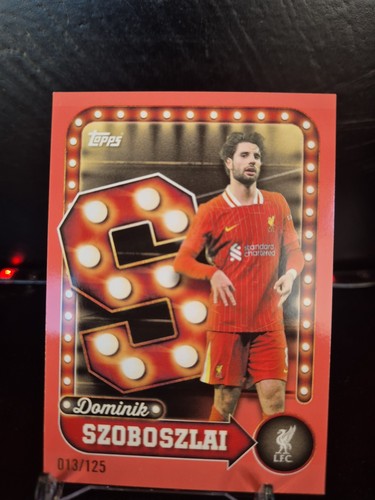 Dominik Szoboszlai 2025 Topps Liverpool Fan Set 13/125