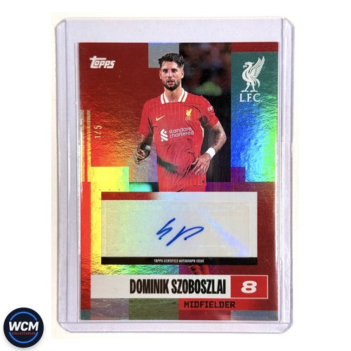 Dominik Szoboszlai 2024 Topps Liverpool FC Equipo 1/5