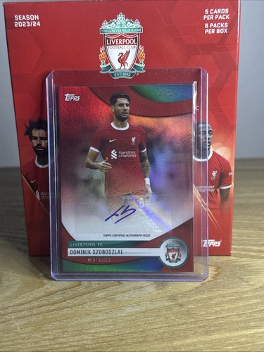 Dominik Szoboszlai 2023 Topps Liverpool Team Set /5
