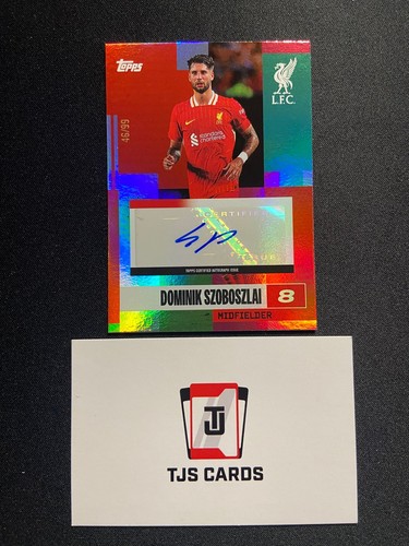Dominik Szoboszlai 2024 Topps Liverpool Team Set /99