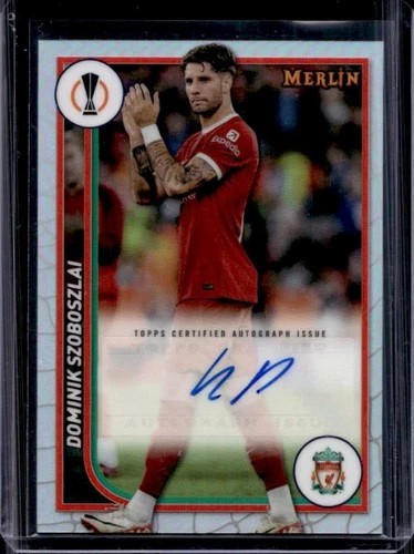 Dominik Szoboszlai 2023 Topps Merlin Chrome