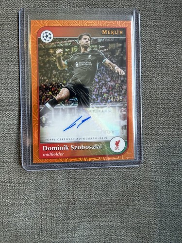 Dominik Szoboszlai 2024 Topps Merlin Chrome 24/25