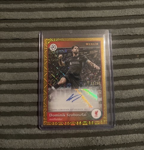 Dominik Szoboszlai 2025 Topps Merlin Chrome /50