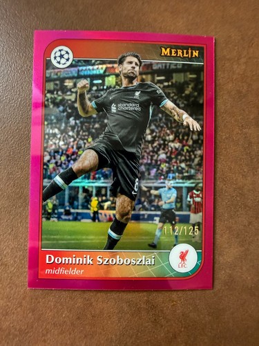 Dominik Szoboszlai 2024 Topps Merlin Chrome Magenta /125