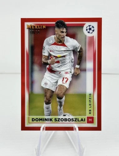 Dominik Szoboszlai 2022 Topps Merlin Chrome Red Refractor /10