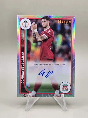 Dominik Szoboszlai 2023 Panini Merlin Chrome Refractor