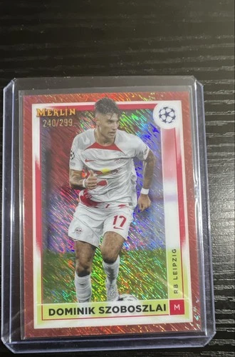 Dominik Szoboszlai 2022 Topps Merlin Chrome Rose Gold