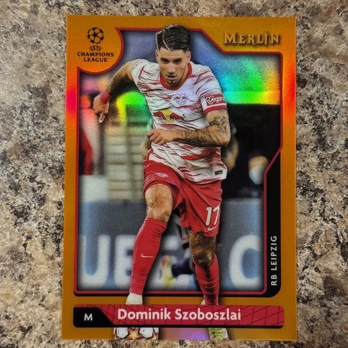 Dominik Szoboszlai 2022 Panini Merlin Leipzig Orange /25