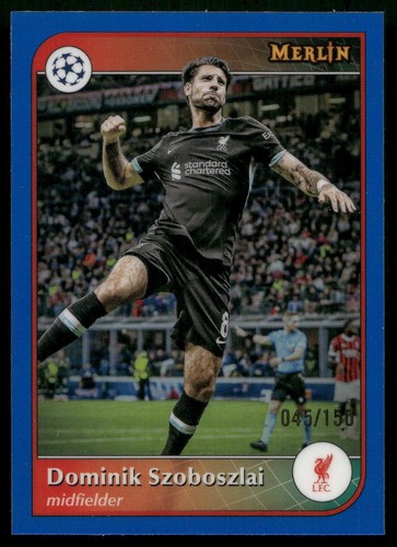 Dominik Szoboszlai 2025 Topps Merlin UCC Blue /150