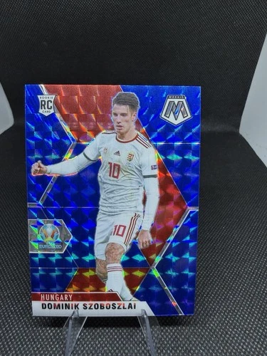 Dominik Szoboszlai 2021 Panini Mosaic Blue Mosaic Prizm /99