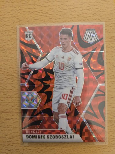 Dominik Szoboszlai 2021 Panini Mosaic Euro Red Reactive Prizm