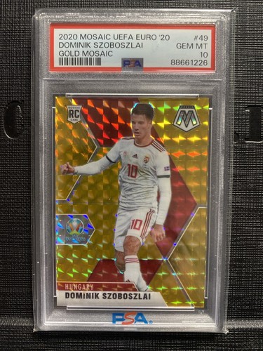 Dominik Szoboszlai 2020 Panini Mosaic Gold /10