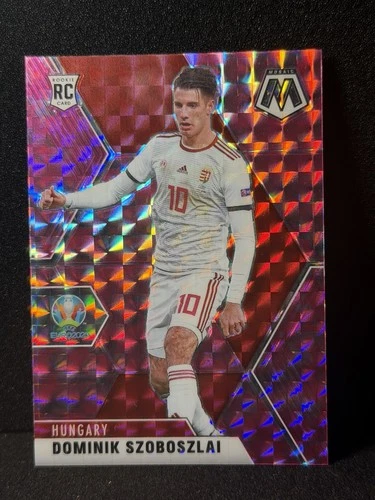 Dominik Szoboszlai 2021 Panini Mosaic Pink Camo Mosaic Prizm