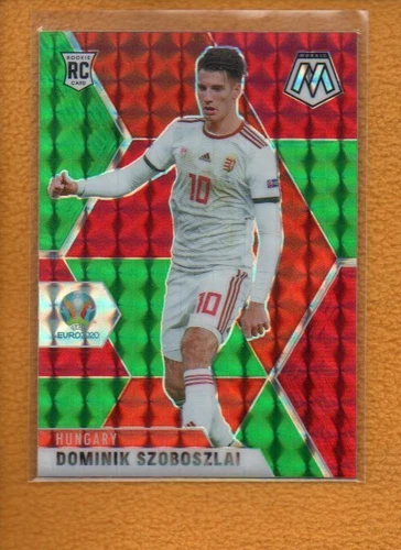 Dominik Szoboszlai 2021 Panini Mosaic UEFA Euro Red & Green Prizm /49