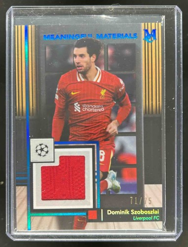 Dominik Szoboszlai 2024 Topps Museum Sapphire /75