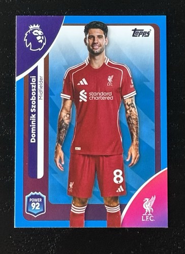 Dominik Szoboszlai 2026 Topps Premier League Blue