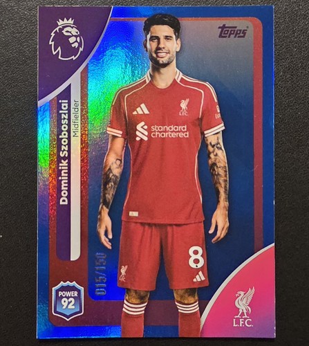 Dominik Szoboszlai 2025 Topps Premier League Blue /150