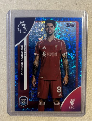 Dominik Szoboszlai 2026 Topps Premier League Blue Diamond /150