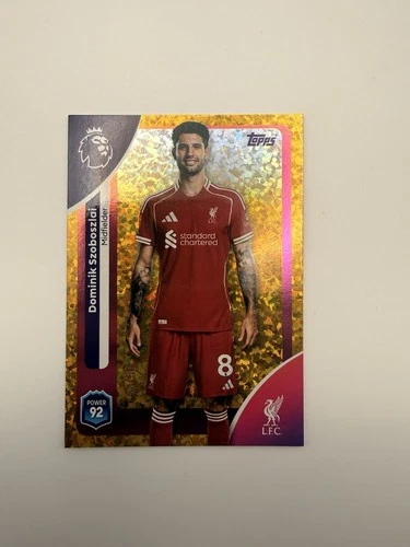 Dominik Szoboszlai 2026 Topps Premier League Gold Speckle /50