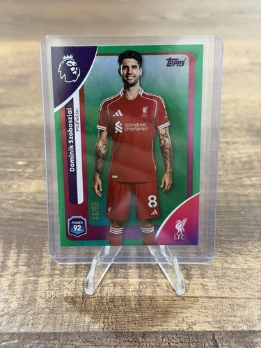 Dominik Szoboszlai 2025 Topps Premier League Green Foil /99