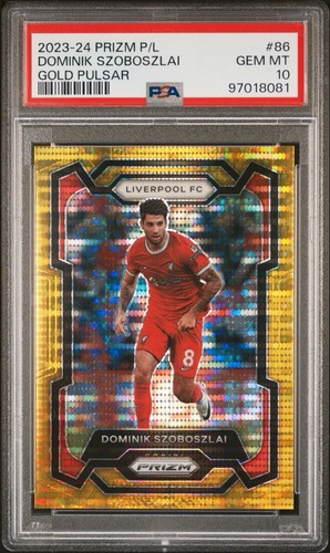 Dominik Szoboszlai 2023 Panini Prizm Gold Pulsar /10