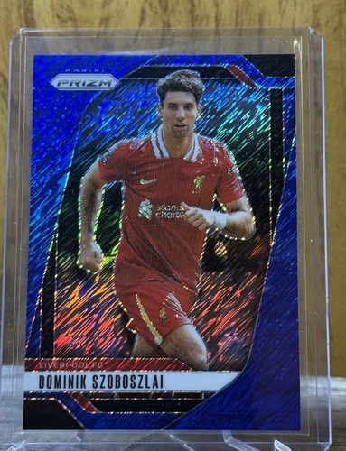 Dominik Szoboszlai 2024 Panini Prizm Premier League Blue Shimmer /8