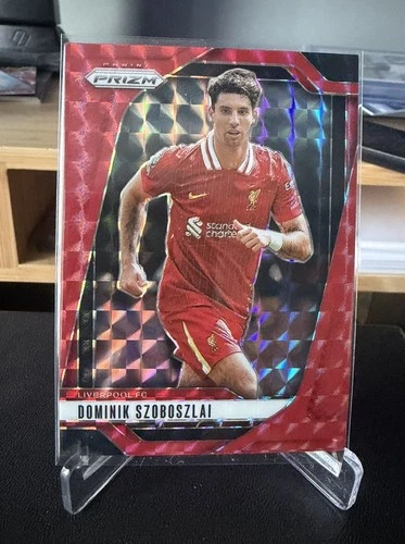 Dominik Szoboszlai 2024 Panini Prizm Premier League Red Mosaic