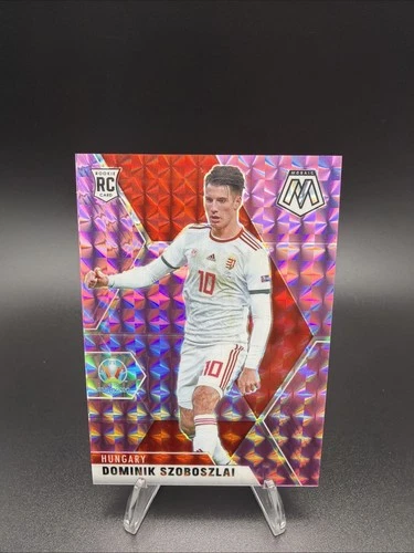 Dominik Szoboszlai 2021 Panini Prizm Purple Mosaic /49