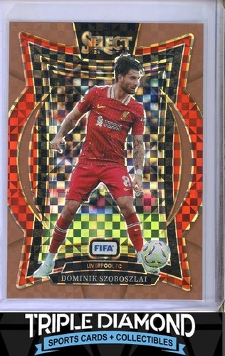 Dominik Szoboszlai 2024 Panini Select Bronze Checker Prizm /75