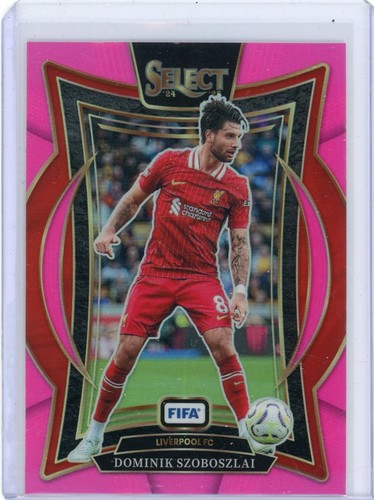 Dominik Szoboszlai 2024 Panini Select FIFA Pink Prizm /59
