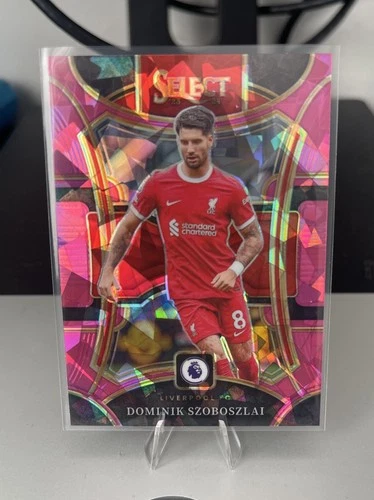 Dominik Szoboszlai 2023 Panini Select Pink Cracked Ice