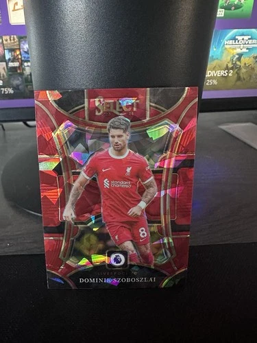 Dominik Szoboszlai 2023 Panini Select Red Ice