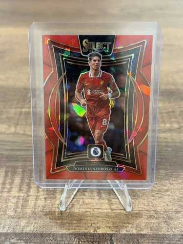 Dominik Szoboszlai 2024 Panini Select Red Ice Prizm
