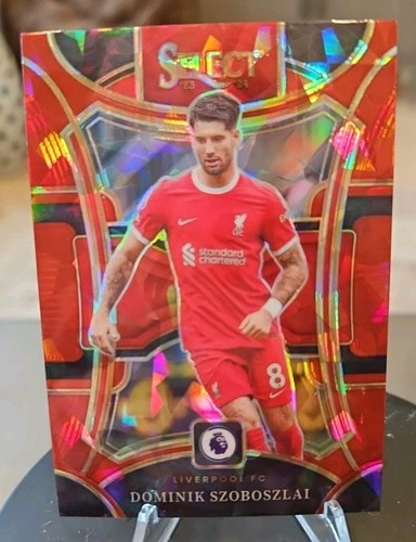 Dominik Szoboszlai 2023 Panini Select Red Ice Prizm