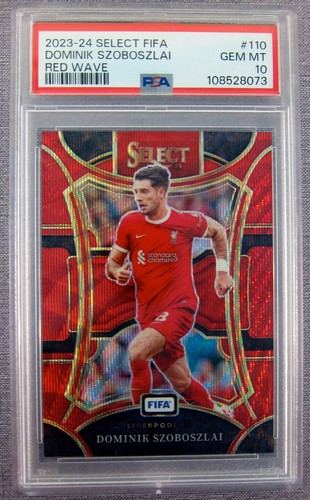 Dominik Szoboszlai 2023 Panini Select Red Wave